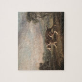 Spanischer Pointer Dog (von George Stubbs) Puzzle (Vertikal)