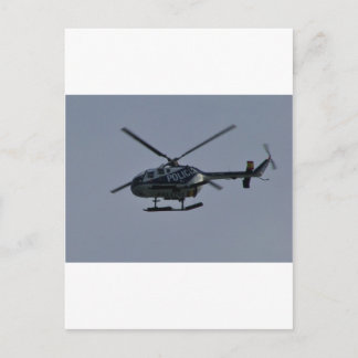 Spanischer Polizeihubschrauber Postkarte