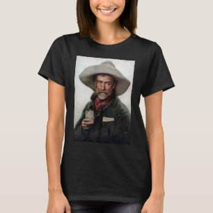 Spanischer Ranchero-Cowboy im alten Western-Saloon T-Shirt