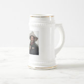 Spanischer Ranchero Cowboy in Old West Saloon Bierglas (VorderseiteRechts)