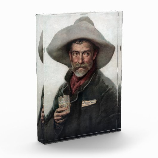 Spanischer Ranchero Cowboy in Old West Saloon Fotoblock (Links)