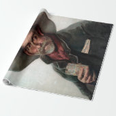 Spanischer Ranchero Cowboy in Old West Saloon Geschenkpapier (Ungerollt)