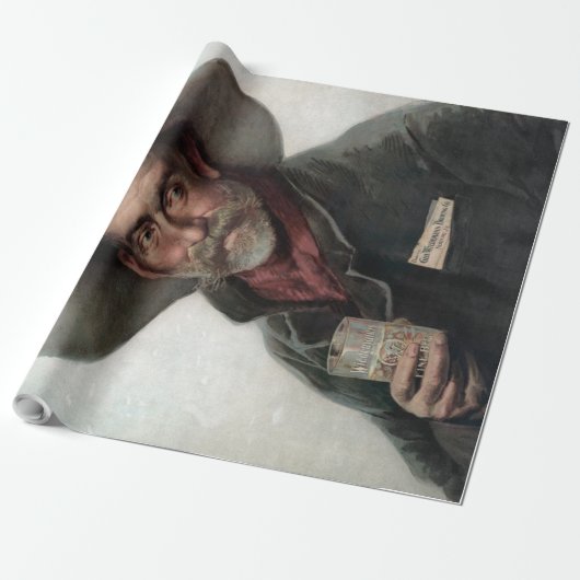 Spanischer Ranchero Cowboy in Old West Saloon Geschenkpapier (Ungerollt)
