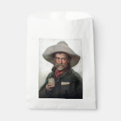 Spanischer Ranchero Cowboy in Old West Saloon Geschenktütchen (Vorderseite)