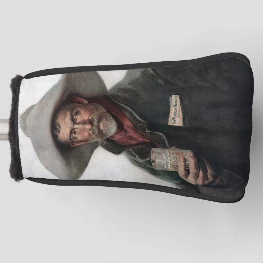 Spanischer Ranchero Cowboy in Old West Saloon Golf Headcover (Vorderseite)
