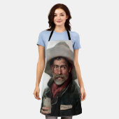 Spanischer Ranchero Cowboy in Old West Saloon Schürze (Getragen)