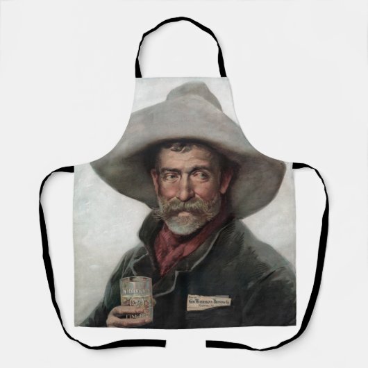 Spanischer Ranchero Cowboy in Old West Saloon Schürze (Vorderseite)