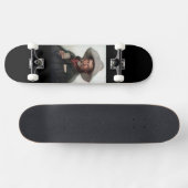 Spanischer Ranchero Cowboy in Old West Saloon Skateboard (Horizontal)