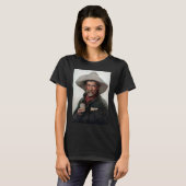 Spanischer Ranchero Cowboy in Old West Saloon T-Shirt (Vorne ganz)