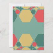 Spanischer Retro Festive Fiesta Nochebuena Weihnac Einladung (Rückseite)