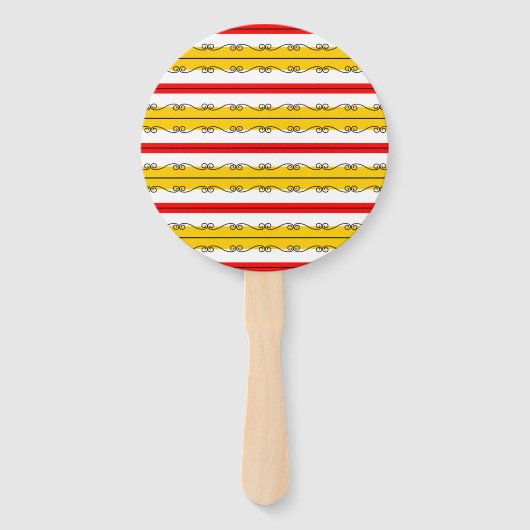 Spanischer Rundventilator Fächer (Vorderseite)