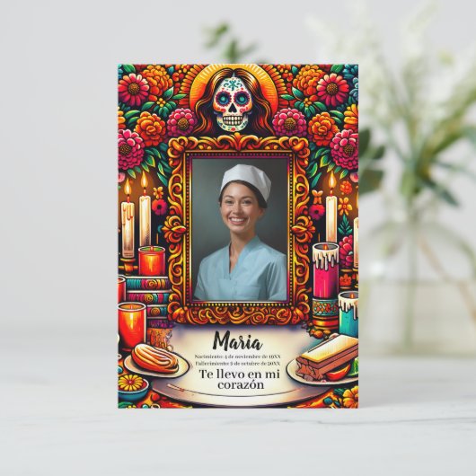 Spanischer Schädel unserer Dame Guadalupe (Stehend Vorderseite)