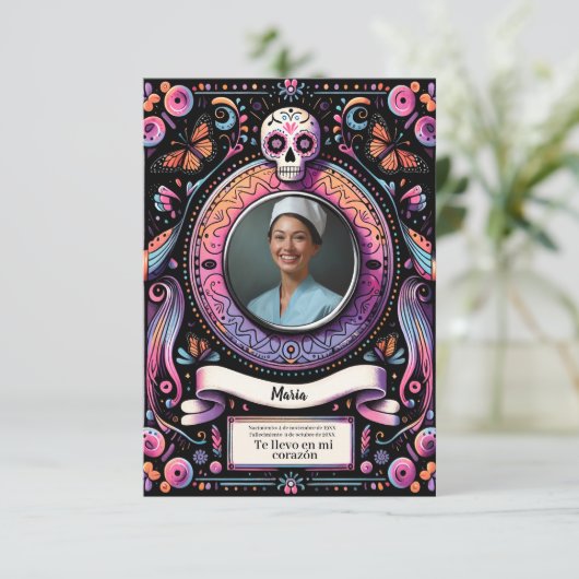 Spanischer Schädel unserer Dame Guadalupe (Stehend Vorderseite)