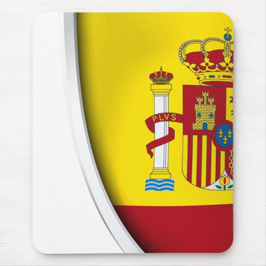 Spanischer Schild Mousepad (Vorne)