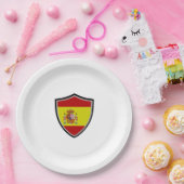 Spanischer Schildschild Pappteller (Party)