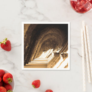 Spanischer Sepia-Tunnel Serviette