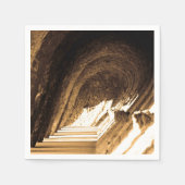 Spanischer Sepia-Tunnel Serviette (Vorderseite)