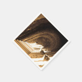 Spanischer Sepia-Tunnel Serviette (Ecke)