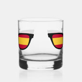 Spanischer Shades-individuelle Name Whiskyglas (Rechts)