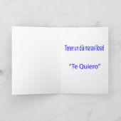 spanischer Sohngeburtstag Karte (Innenseite)