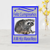 spanischer Sohngeburtstag Karte (Gelbe Blume)