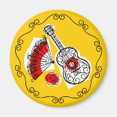 Spanischer Souvenirmagnet Magnet (Vorne)