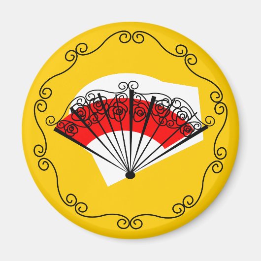 Spanischer Souvenirmagnet Magnet (Vorne)