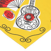 Spanischer Souvenirs Border Table Runner 16 X 108 Großer Tischläufer (Ecke)