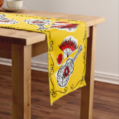 Spanischer Souvenirs Border Table Runner 16 X 90 Mittelgroßer Tischläufer (Beispiel)