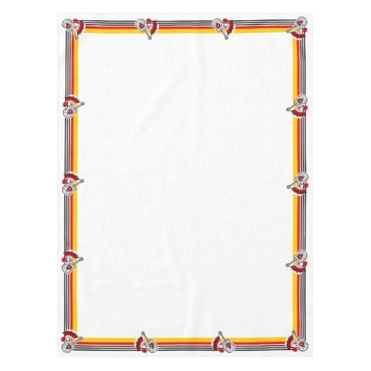 Spanischer Souvenirs Klassischer Streifen 52 x 70 Tischdecke (Vorderseite)
