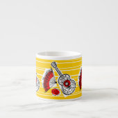 Spanischer Souvenirs Trio Tasse Espresso (Vorderseite)