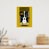 Spanischer Stierkampf Corrida De Toros Poster (Küche)