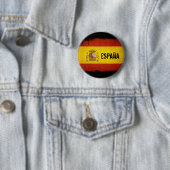 Spanischer Stolz Grunge Spanienflagge Button (Beispiel)