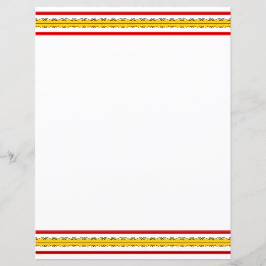 Spanischer Streifen 8.5 x 11 (Vorderseite)