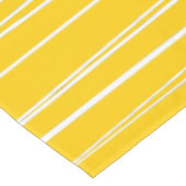 Spanischer Streifen Gelber Tischstoff Tischdecke (Schrägansicht)