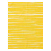 Spanischer Streifen Gelber Tischstoff Tischdecke (Vorderseite)