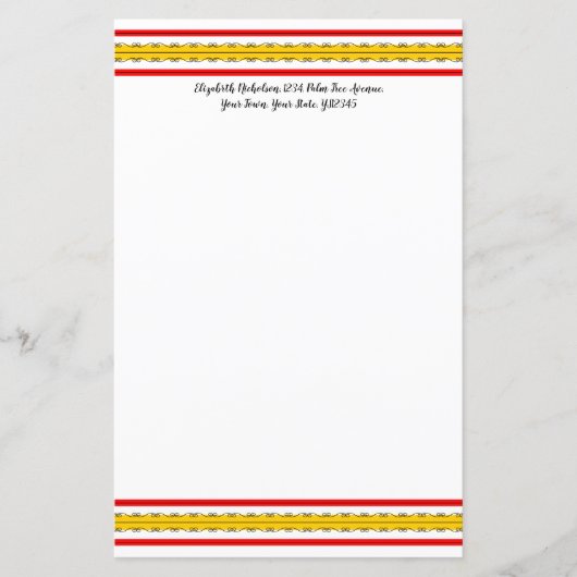 Spanischer Strip Text 5.5x 8.5 (Vorderseite)