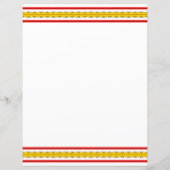 Spanischer Stripe Text 8.5 x 11 (Rückseite)