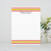 Spanischer Stripe Text 8.5 x 11 (Stehend Vorderseite)