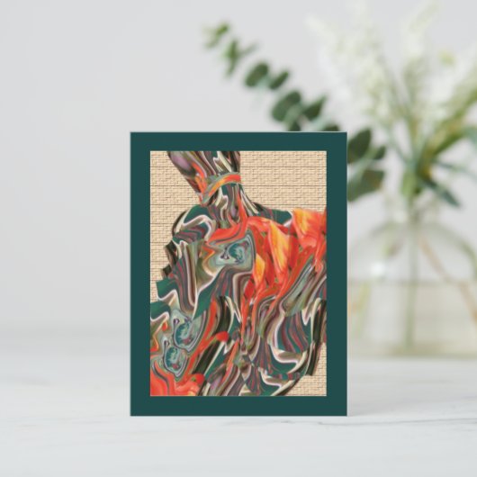 Spanischer Tanz 2 Postkarte (Stehend Vorderseite)