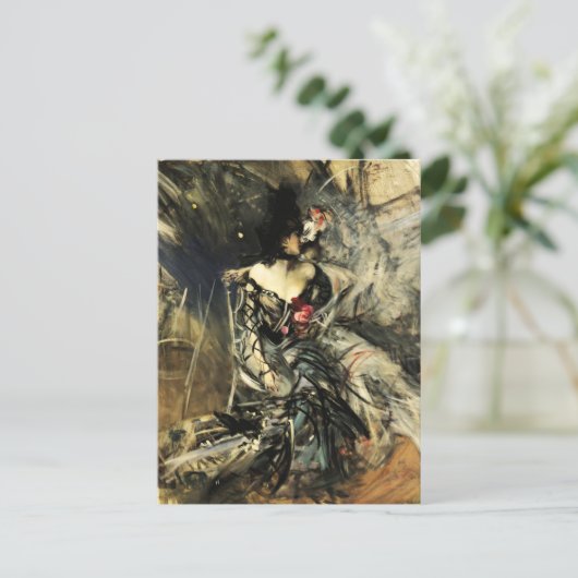 Spanischer Tänzer auf der Rouge Postkarte (Stehend Vorderseite)