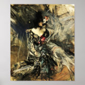 Spanischer Tänzer beim Rouge Poster (Vorne)