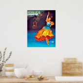 Spanischer Tänzer in Andalusien, Spanien Poster (Küche)