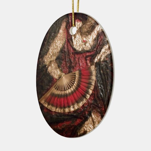 Spanischer Tänzer Keramik Ornament (Links)