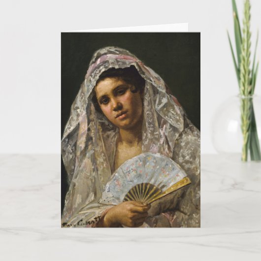 Spanischer Tänzer | Mary Cassatt Karte (Vorderseite)