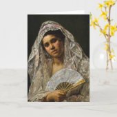 Spanischer Tänzer | Mary Cassatt Karte (Gelbe Blume)