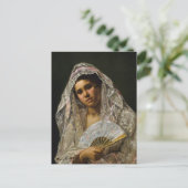 Spanischer Tänzer | Mary Cassatt Postkarte (Stehend Vorderseite)