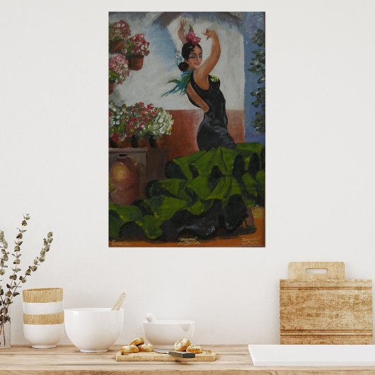 Spanischer Tänzer Poster (Küche)
