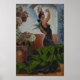 Spanischer Tänzer Poster