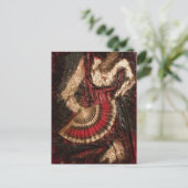 Spanischer Tänzer Postkarte (Stehend Vorderseite)